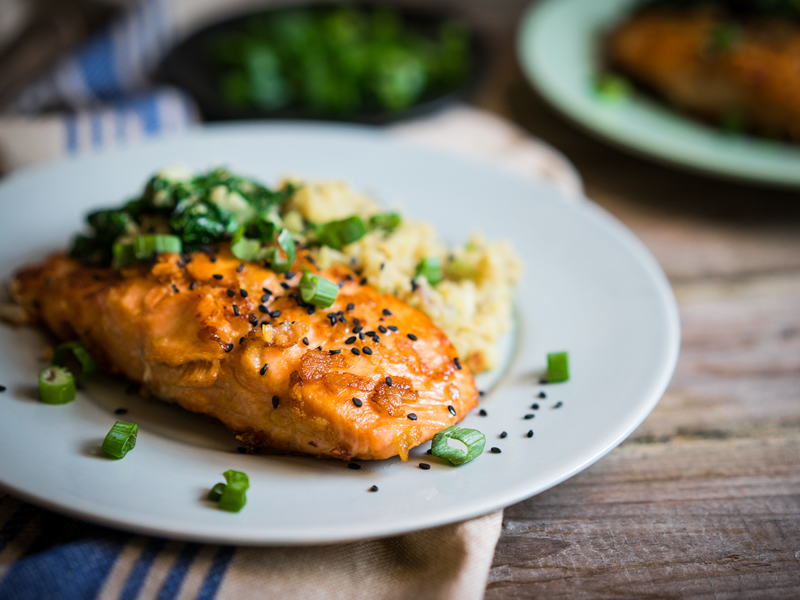 Losos s medom i lećom