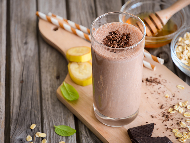 Čokoladni smoothie s kavom