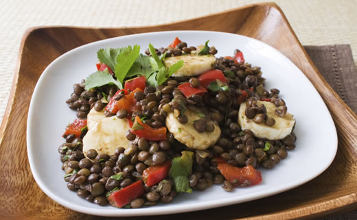 Začinjeno povrće s lećom