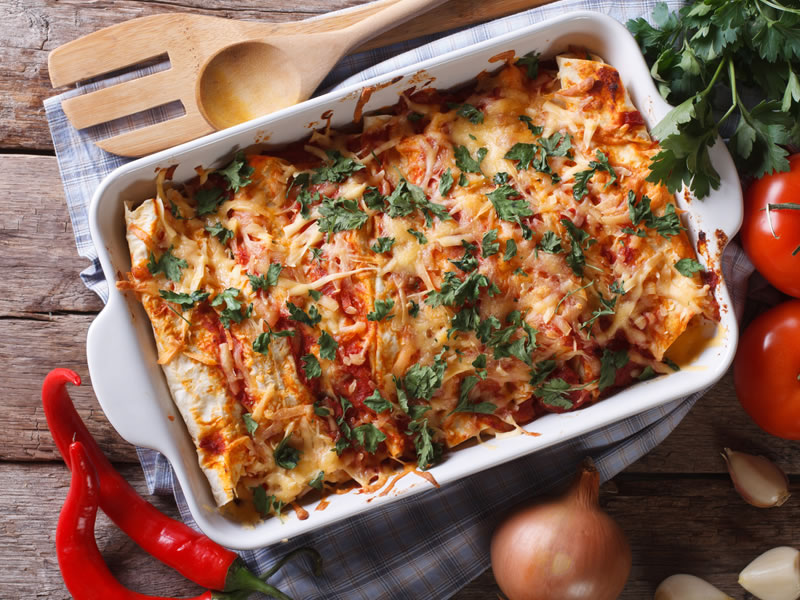 Tortilje od tikvica i piletine