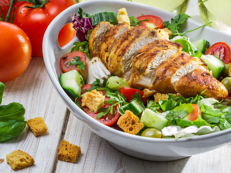 Marinirana piletina s povrćem