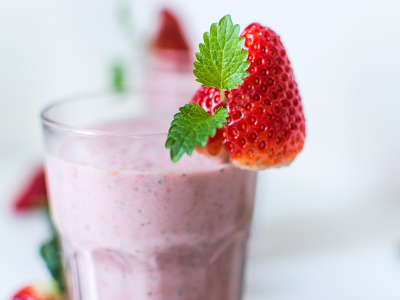 Smoothie od jagoda i borovnica