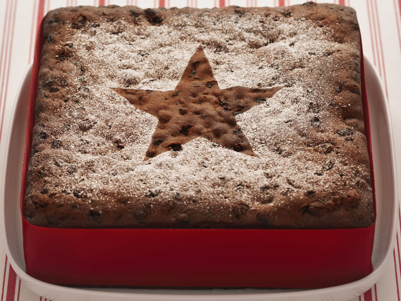 Voćni božićni kolač