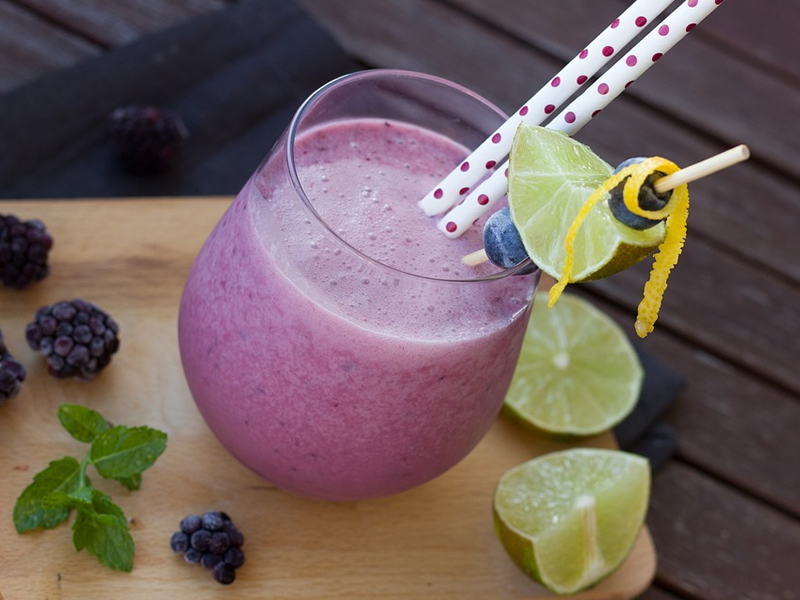 Smoothie pun vitamina C