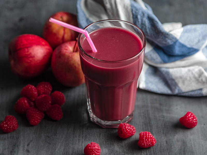 Smoothie od jabuka i malina za mršavljenje