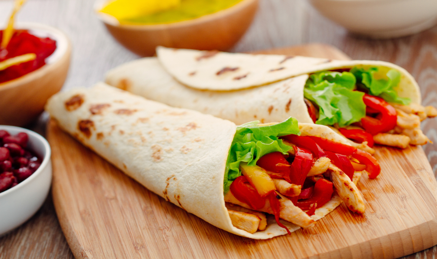 Mediteranska tortilja s niskim udjelom kalorija