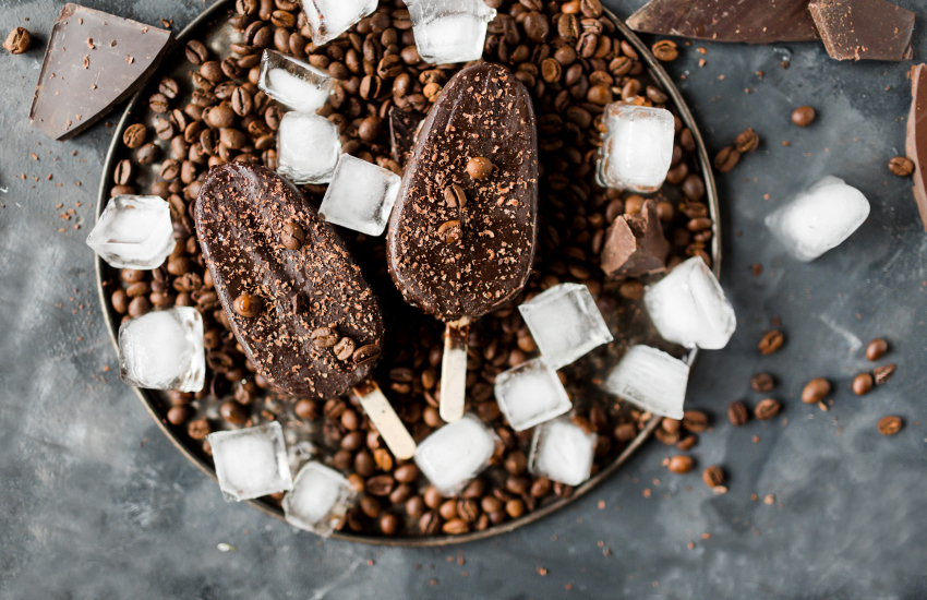 Sladoled od kave na štapiću