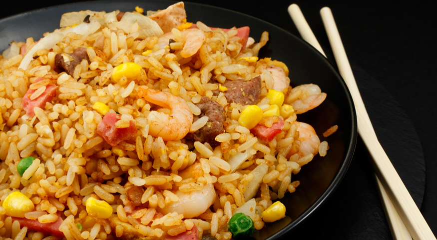 Pržena riža sa škampima