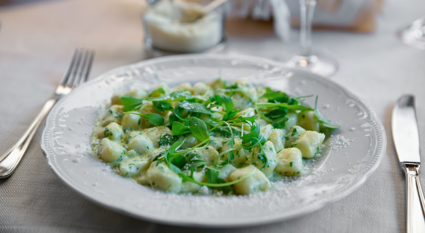 Njoki u umaku od kruške