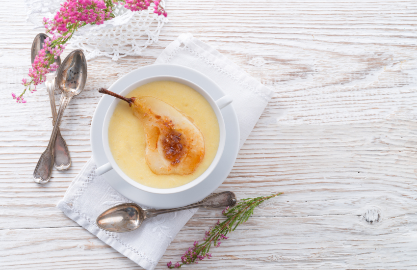 Puding od kruške i đumbira