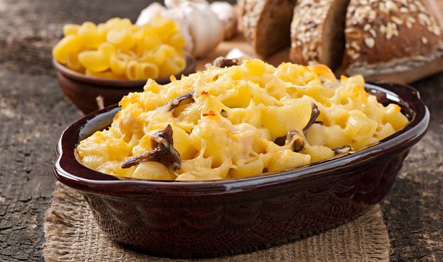 Zapečena tjestenina sa šampinjonima