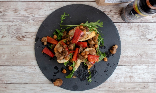 Bruschette s gljivama i za’atar začinom