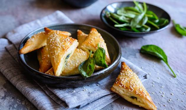 Lisnato tijesto sa špinatom i feta sirom