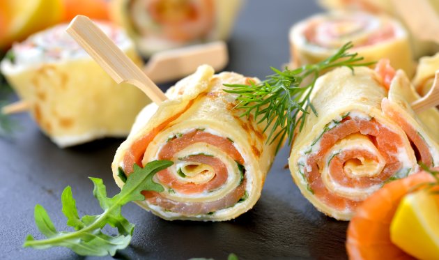 Rolada od palačinke s lososom po receptu Jamie Olivera