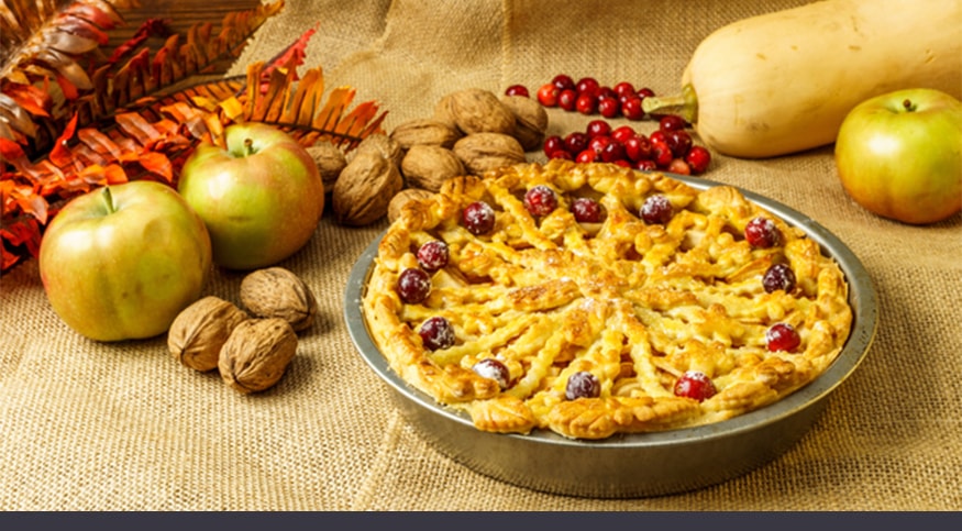 Hrskavi kolač od bundeve i jabuka