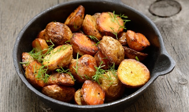 Krumpir sa slaninom i umakom od meda i senfa