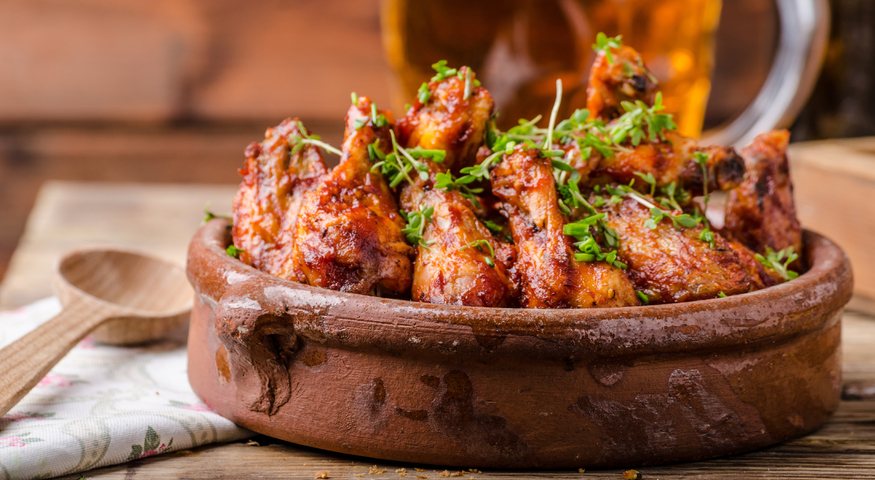 Pileća krilca s umakom od senfa i meda