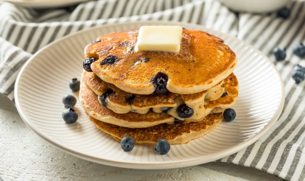 Zobene palačinke s borovnicama
