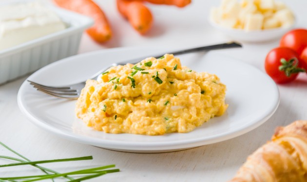 Kremasta kajgana sa sirom i Shiitake gljivama